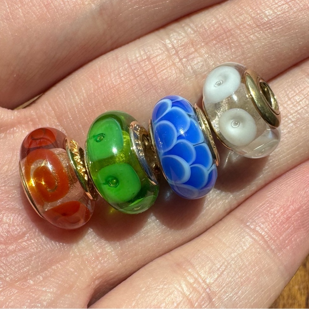 Pandora 14k murano beads [brand new]